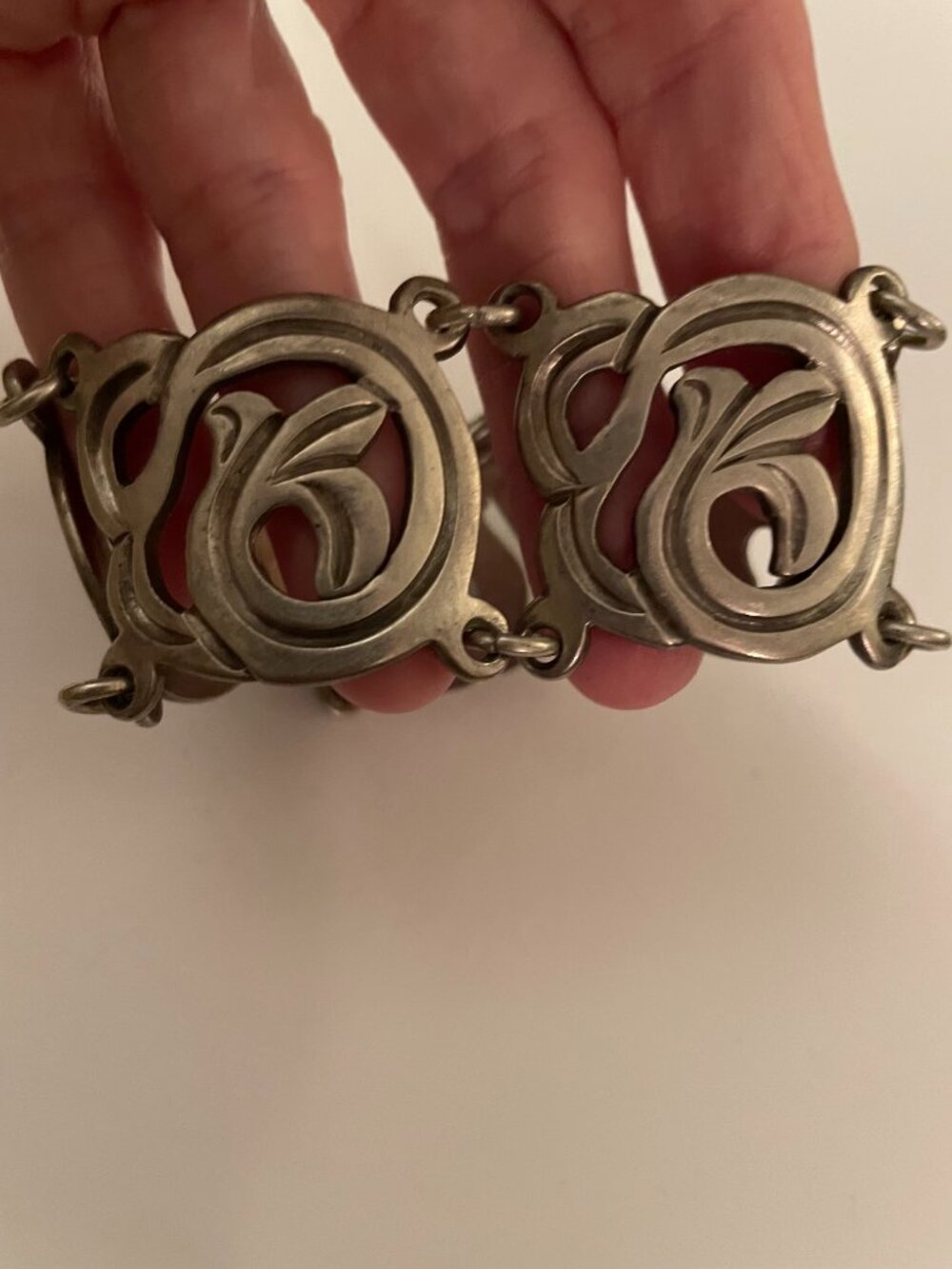 Vintage Sterling Silver Bracelet Taxco 980 62 grams RARE 7" 1930-40s 98% Silver
